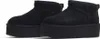 A pair of black platform boots on a white background. Voir les images du produit