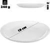 KADAX Dessertteller 19 cm im 6er Set, weiße Produktbild-Vorschau 2