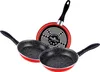 Magefesa K2 Rojo Set 3 poêles à frire 24-26-28cm, Voir les images du produit 1