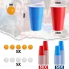 Clanmacy set di tazze da beer pong gioco di bevute tazze da Anteprima dell’immagine prodotto 2