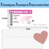15 kusů stíracích letenek, personalizované stírací letenky Náhled obrázku produktu 5