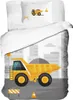 Baby Bettwäsche Set - Zwergen Edition - Lastwagen Baustelle Produktbild-Vorschau 1