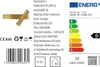 Barra - Elegante lampada da parete moderna in oro da 30 cm Anteprima dell’immagine prodotto 2