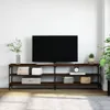 vidaXL TV-Schrank Braun Eiche 180x30x50 cm Holzwerkstoff Produktbild-Vorschau 3