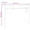 vidaXL Stolik konsola dąb sonoma 105x30x80 cm materiał Podgląd zdjęcia produktu 8