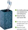 Zahnputzbecher Cordoba Blau Keramik Produktbild-Vorschau 3