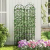 GOPLUS Rankgitter Metall 2er-Set, Sichtschutz Garten, 220 Produktbild-Vorschau 6