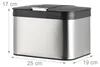Kbelík na bioodpad Relaxdays, 4,5 l, kompostovací kbelík s Náhled obrázku produktu 4