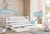 Einzelbett 90x200 mit Rausziehbett 90x190 mit zwei Produktbild-Vorschau 3