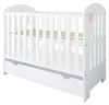 ZEE HEAR Lettino 2in1 120x60 cm Bianco Rosa Cuore con Anteprima dell’immagine prodotto 1