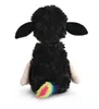 A plush toy sheep seen from the back. Produktbild-Vorschau