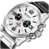 Pánske Hodinky Curren Classic Elegantné Chronograf S Náhľad obrázku produktu 1