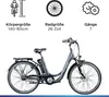 Zündapp Green 3.7 E Bike Damenfahrrad 26 Zoll Pedelec mit Produktbild-Vorschau 3