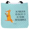 Mr. & Mrs. Panda Tote Bag Fuchs Gitarre - Türkis Pastell - Produktbild-Vorschau 1