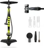 AARON Luftpumpe Sport One in Gelb Fahrrad-Stand-Pumpe für Produktbild-Vorschau 1