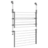 vidaXL Wäschetrockner für Balkon 54x25x42 cm Aluminium Produktbild-Vorschau 6