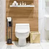 Relaxdays WC-Garnitur mit Ablage, Papierhalter, WC-Bürste, Produktbild-Vorschau 2