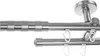 Innenlauf Gardinenstange Ø 16mm Metall Edelstahl Look Produktbild-Vorschau 1