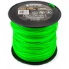 A spool of bright green trimmer line for a lawnmower, with product information printed on the spool. Náhled obrázku produktu