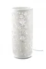 Gilde Runde Lampe Rosen weiß Fassung E 14 max. 40 Watt Produktbild-Vorschau 1
