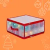 Relaxdays Weihnachtskugel Aufbewahrungsbox, 32 Kugeln, Produktbild-Vorschau 3