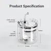 4-pack kočičí vodní fontána s filtrem, automatická velká Náhled obrázku produktu 6