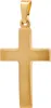 Gold Anhänger Kreuz mit Goldkette massiv 585 - 14 Karat Produktbild-Vorschau 5