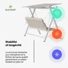 Blumfeldt FlexiSwing Balancelle Jardin 3 Places – Dossier & Voir les images du produit 6