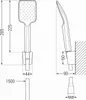 Mexen Caro R62 vanová sada, Černá - 746603R62-70 Náhled obrázku produktu 4