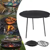 YARDIN Poêle à griller en fonte ronde Ø45cm Bac à griller Voir les images du produit 1