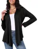 Damen Strickjacke, V-Ausschnitt, lange Ärmel, elegant Produktbild-Vorschau 1
