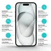 2x Schutzglas Full Screen Klar für iPhone 15 Anbringhilfe + Produktbild-Vorschau 6