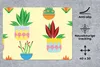 MuchoWow® Mauspad Mousepad Pflanzen - Blumentopf - Muster - Produktbild-Vorschau 2