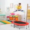 KOMFOTTEU Skladacia trampolína pre 2 osoby, oválna fitness Náhľad obrázku produktu 2
