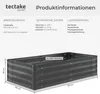 tectake Hochbeet Salvia verzinkter Stahl 120x60x30cm 200L Produktbild-Vorschau 5