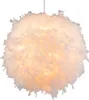 LED Pendelleuchte, Feder-Design, weiß, D 60 cm Produktbild-Vorschau 17