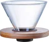 Transparent Glass Coffee Dripper Kaffeefilterhalter Produktbild-Vorschau 1