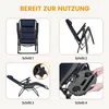 Yaheetech 2er Set klappbarer Liegestuhl, mit Nackenkissen & Produktbild-Vorschau 5