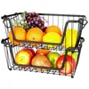 Vilde Obstkorb Obst-Etagere Loft-Korb aus Metall für Obst Produktbild-Vorschau 2