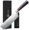 PAUDIN N6 Couteau Nakiri Professionnel 17,5 cm – Couteau à Voir les images du produit 1