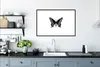 MuchoWow® Gerahmtes Poster Schmetterling - Tiere - Retro - Produktbild-Vorschau 4