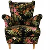 ANMIL Fauteuil, orenmodel, met kleurrijke bloemenprint, 80 Productafbeelding-voorbeeld 4