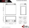Langzeit Gel Rasentraktor Batterie 14Ah 12V 592 90 25-01 Produktbild-Vorschau 6