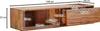WOHNLING Lowboard Hängend Sheesham Massivholz 108x25x34 cm Produktbild-Vorschau 7