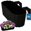 KOTARBAU® Jardinière Extérieur Pot de Fleur PVC 40x15x15 cm Voir les images du produit 1