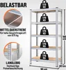 MONZANA® 2x regał do dużych obciążeń 180x90x40cm Materiał Podgląd zdjęcia produktu 2