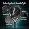 WINPADL Padel Schläger aus 100% Carbon, raue Schlagfläche & Produktbild-Vorschau 2
