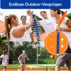 COSTWAY Set di tetherball regolabile in altezza a 3 Anteprima dell’immagine prodotto 5
