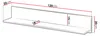 MIRJAN24 Wandregal Aruba 120, Wandboard, 120x20x20 cm Produktbild-Vorschau 7