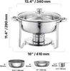 VEVOR Hot Pot Buffet-Speisenwärmer, runder Catering-Wärmer Produktbild-Vorschau 16